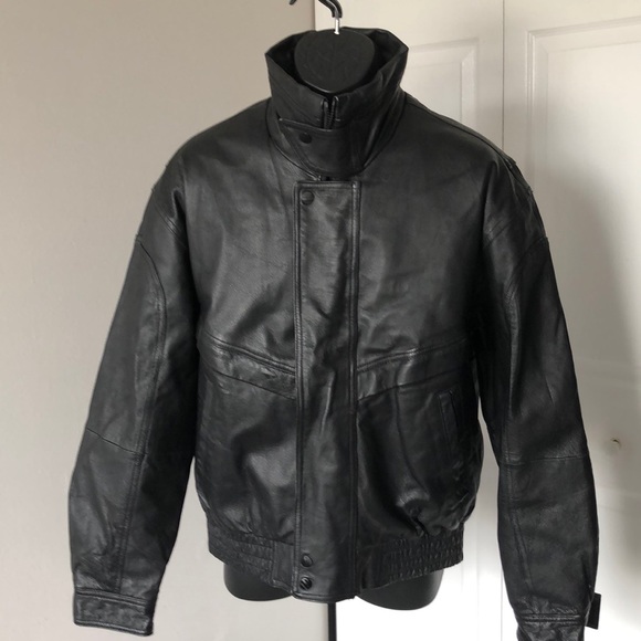 Towncraft Other - TOWN CRAFT BLACK LEATHER MENS JACKET